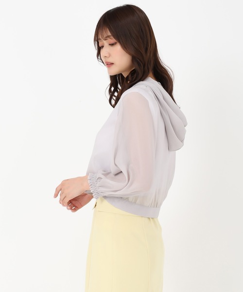 MISCH MASCH(ミッシュマッシュ)の「2025春夏新作 ラメシアーパーカー(パーカー・レディース・ブラック/グレー/ピンク/ホワイト・フリ-)」の15枚目の写真