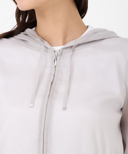 MISCH MASCH(ミッシュマッシュ)の「2025春夏新作 ラメシアーパーカー(パーカー・レディース・ブラック/グレー/ピンク/ホワイト・フリ-)」の13枚目の写真