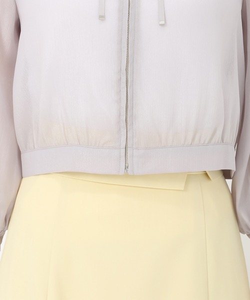 MISCH MASCH(ミッシュマッシュ)の「2025春夏新作 ラメシアーパーカー(パーカー・レディース・ブラック/グレー/ピンク/ホワイト・フリ-)」の11枚目の写真