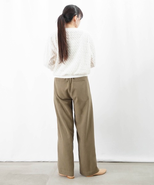 セール】LC/LLL リネン混2タックパンツ（その他パンツ）｜LUCA