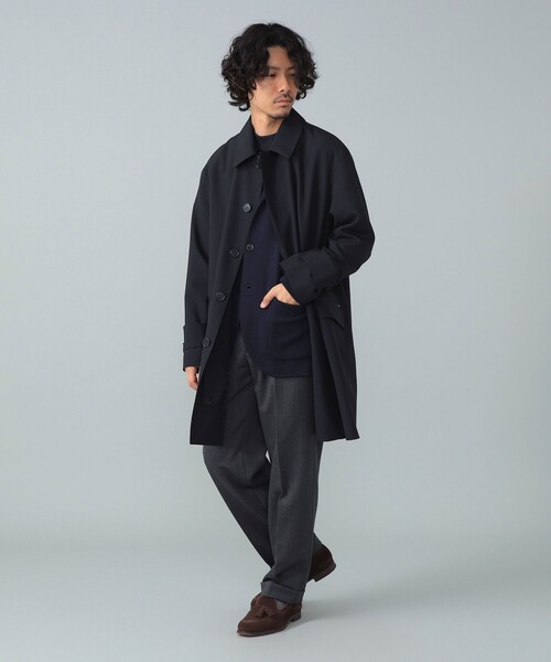 MACKINTOSH ネイビー ウールコート 別注】MACKINTOSH / HUMBIE ネイビー ウール コート（その他アウター