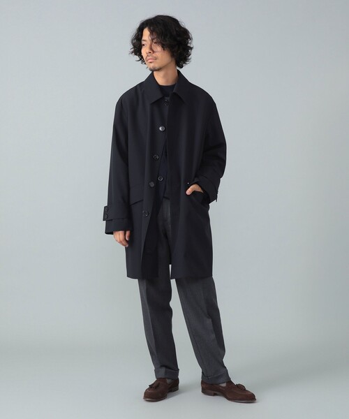 別注】MACKINTOSH / HUMBIE ネイビー ウール コート（その他アウター