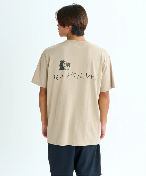 Quiksilver(クイックシルバー)の「SR DRAWN ST /クイックシルバーレギュラーフィットバックプリント半袖Tシャツ(Tシャツ/カットソー・メンズ・ホワイト/ブラック/カーキ/インディゴブルー・SMALL/MEDIUM/LARGE/X-LARGE)」の3枚目の写真