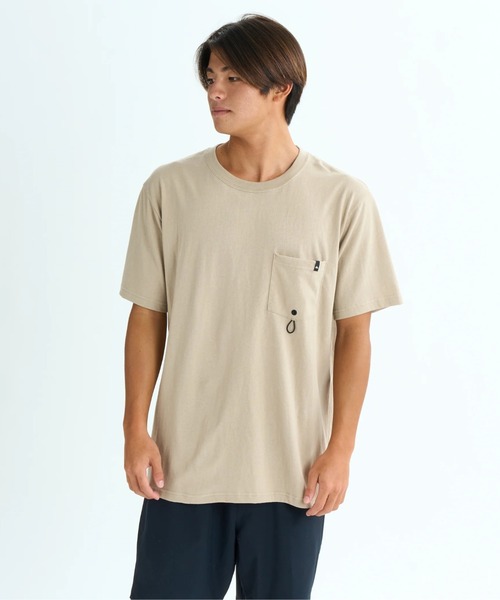 Quiksilver(クイックシルバー)の「SR DRAWN ST /クイックシルバーレギュラーフィットバックプリント半袖Tシャツ(Tシャツ/カットソー・メンズ・ホワイト/ブラック/カーキ/インディゴブルー・SMALL/MEDIUM/LARGE/X-LARGE)」の6枚目の写真
