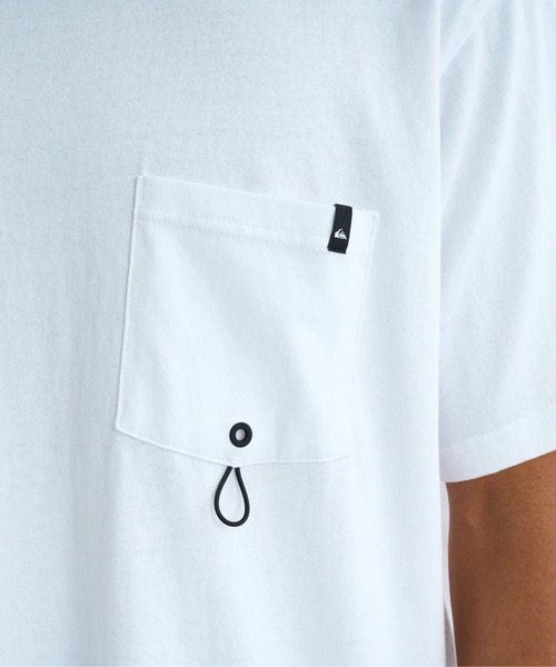 Quiksilver(クイックシルバー)の「SR DRAWN ST /クイックシルバーレギュラーフィットバックプリント半袖Tシャツ(Tシャツ/カットソー・メンズ・ホワイト/ブラック/カーキ/インディゴブルー・SMALL/MEDIUM/LARGE/X-LARGE)」の9枚目の写真