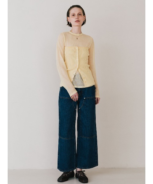 【初回限定】 RIB BUSTIER SET KNIT/リブビスチェセットニット（Tシャツ トップス