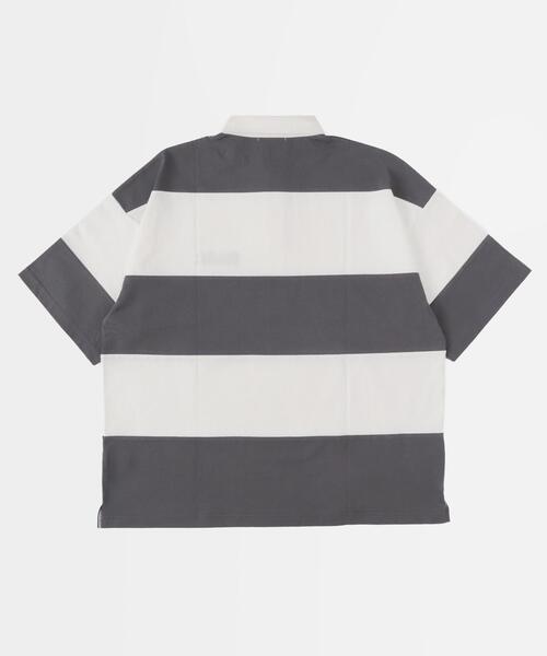 WEGO(ウィゴー)の「WEGO/ヘビーウェイトラガーシャツ(ポロシャツ・メンズ・ブラウン/オフホワイト・MEDIUM/LARGE)」の17枚目の写真