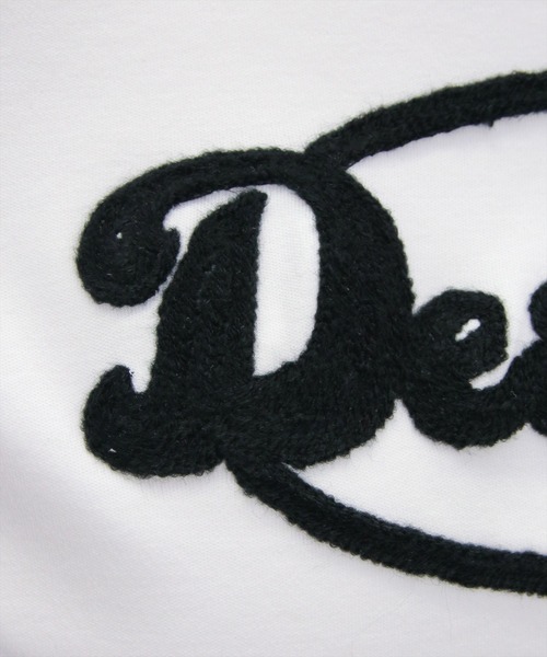 clear（クリア）の「刺繍ロゴチビT[着回し力抜群 大人 カジュアル 韓国ファッション]（Tシャツ/カットソー・レディース・オフホワイト/ホワイト×ブラック/ブラック・F）」の9枚目の写真