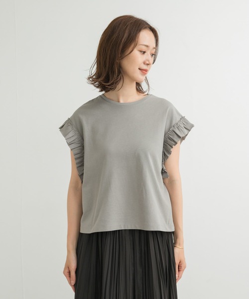 フリルスリーブプルオーバー（Tシャツ/カットソー）｜URBAN