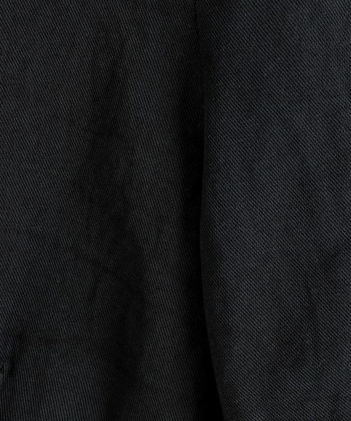 BALLAST ARK（バラストアーク）の「BALLAST ARK / バラストアーク：COTTON LINEN CARGO SHORTS：BA11-SP01[AST]（カーゴパンツ・メンズ・ブラック/アイボリー・M/L）」の5枚目の写真