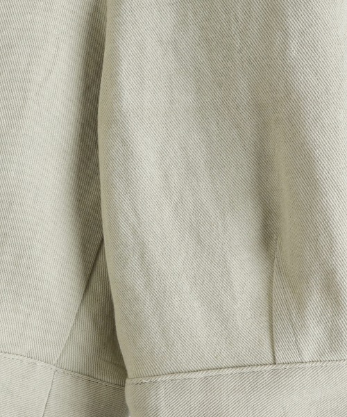 BALLAST ARK（バラストアーク）の「BALLAST ARK / バラストアーク：COTTON LINEN CARGO SHORTS：BA11-SP01[AST]（カーゴパンツ・メンズ・ブラック/アイボリー・M/L）」の12枚目の写真
