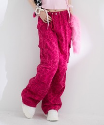 Diable baiser（ディアブルベーゼ）の「ピンクレオパードor迷彩ゆるギャルパンツ（その他パンツ）」