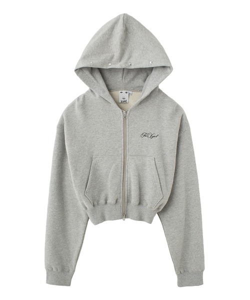 セール】ONE POINT PENCIL SCRIPT LOGO ZIP UP SWEAT HOODIE（パーカー