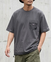 GERRY（ジェリー）の「【GERRY/ジェリー】ドライタッチ ナイロンポケット付き ショートスリーブTシャツ / ドローコードTシャツ（Tシャツ/カットソー）」