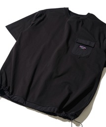 GERRY（ジェリー）の「【GERRY/ジェリー】ドライタッチ ナイロンポケット付き ショートスリーブTシャツ / ドローコードTシャツ（Tシャツ/カットソー）」