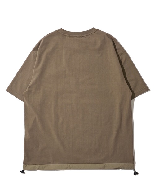 GERRY(ジェリー)の「【GERRY/ジェリー】ドライタッチ ナイロンポケット付き ショートスリーブTシャツ / ドローコードTシャツ(Tシャツ/カットソー・メンズ・アイボリー/カーキ/ライトグレー/チャコールグレー/ブラック・LARGE/X-LARGE/MEDIUM)」の13枚目の写真