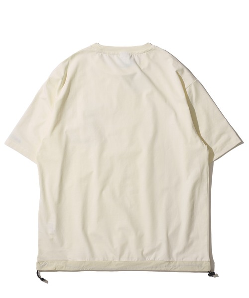 GERRY(ジェリー)の「【GERRY/ジェリー】ドライタッチ ナイロンポケット付き ショートスリーブTシャツ / ドローコードTシャツ(Tシャツ/カットソー・メンズ・アイボリー/カーキ/ライトグレー/チャコールグレー/ブラック・LARGE/X-LARGE/MEDIUM)」の11枚目の写真