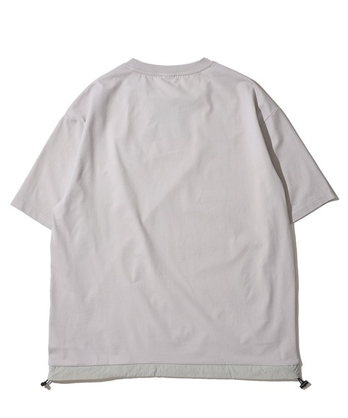 GERRY(ジェリー)の「【GERRY/ジェリー】ドライタッチ ナイロンポケット付き ショートスリーブTシャツ / ドローコードTシャツ(Tシャツ/カットソー・メンズ・アイボリー/カーキ/ライトグレー/チャコールグレー/ブラック・LARGE/X-LARGE/MEDIUM)」の9枚目の写真