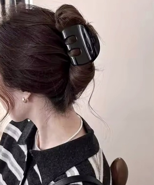 Port（ポート）の「【 Port / ポート 】 ラウンド シェイプ バンスクリップ #（バレッタ/ヘアクリップ・レディース・ホワイト/グリーン/レッド/モカ/ベージュ/ブラック/ライトブラウン/ブルー・FREE）」の10枚目の写真