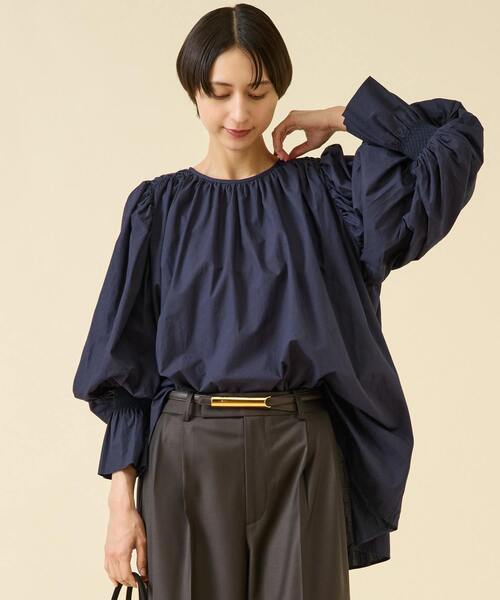 martinique(マルティニーク)の「【MARIHA/マリハ】そよ風のブラウス(一部別注カラー)(シャツ/ブラウス・レディース・ネイビー/ブラウン系その他・FREE)」の1枚目の写真