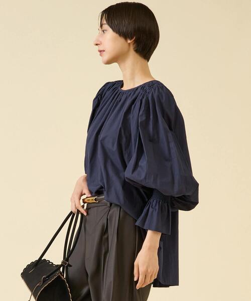 martinique(マルティニーク)の「【MARIHA/マリハ】そよ風のブラウス(一部別注カラー)(シャツ/ブラウス・レディース・ネイビー/ブラウン系その他・FREE)」の15枚目の写真