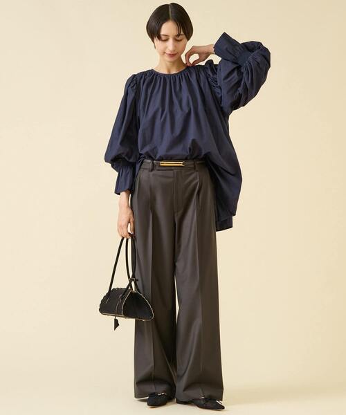 martinique(マルティニーク)の「【MARIHA/マリハ】そよ風のブラウス(一部別注カラー)(シャツ/ブラウス・レディース・ネイビー/ブラウン系その他・FREE)」の18枚目の写真