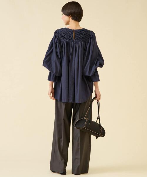 martinique(マルティニーク)の「【MARIHA/マリハ】そよ風のブラウス(一部別注カラー)(シャツ/ブラウス・レディース・ネイビー/ブラウン系その他・FREE)」の9枚目の写真