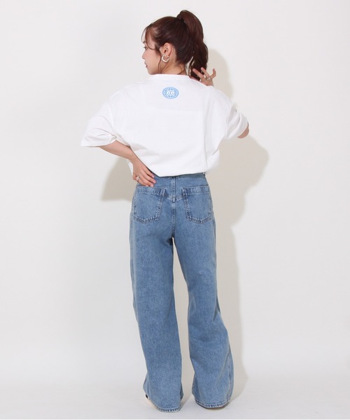 MINIONS（ミニオンズ）の「【綿100％】 親子お揃い ミニオン キャラクター Tシャツ 0456A（Tシャツ/カットソー・レディース・ホワイト・L/M/S）」の12枚目の写真