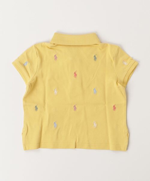 POLO RALPH LAUREN CHILDRENSWEAR（ポロ ラルフ ローレン チルドレンズウェア）の「Polo ポニー ストレッチ メッシュ ボクシー ポロシャツ（ポロシャツ・キッズ・イエロー・3/6/4）」の2枚目の写真
