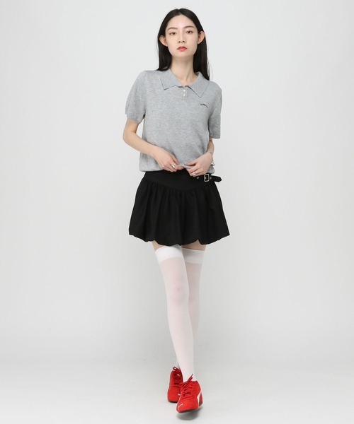 3.3 Field Trip (3.3フィールドトリップ)の「3.3 Field Trip/Wベルトバルーンスカート(スカート・レディース・ブラック/グレー・FREE)」の11枚目の写真