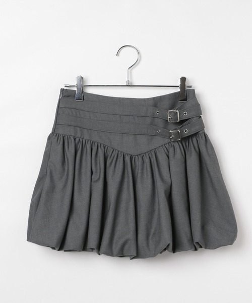 3.3 Field Trip (3.3フィールドトリップ)の「3.3 Field Trip/Wベルトバルーンスカート(スカート・レディース・ブラック/グレー・FREE)」の17枚目の写真