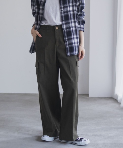 NAVY(ネイビー)の「nAvy カーゴチノパンツ(カーゴパンツ・レディース・チャコール/カーキ/ブラック・L/M/S)」の17枚目の写真