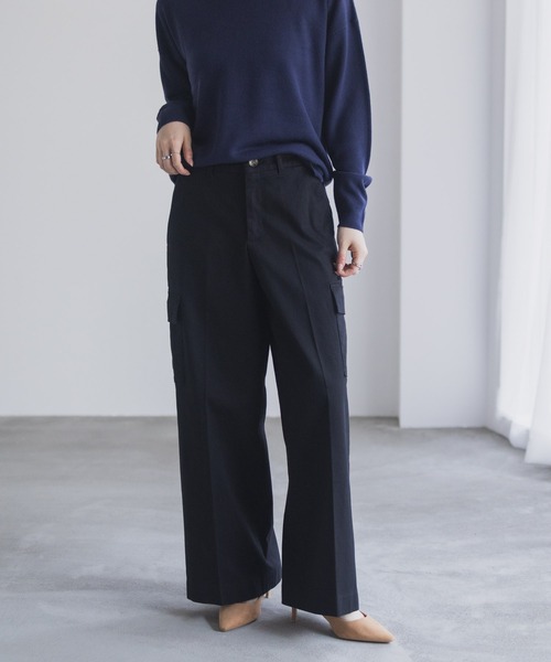 NAVY(ネイビー)の「nAvy カーゴチノパンツ(カーゴパンツ・レディース・チャコール/カーキ/ブラック・L/M/S)」の11枚目の写真
