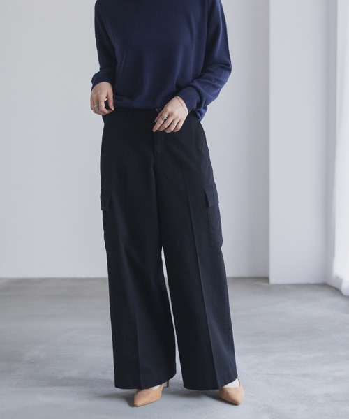 NAVY(ネイビー)の「nAvy カーゴチノパンツ(カーゴパンツ・レディース・チャコール/カーキ/ブラック・L/M/S)」の12枚目の写真
