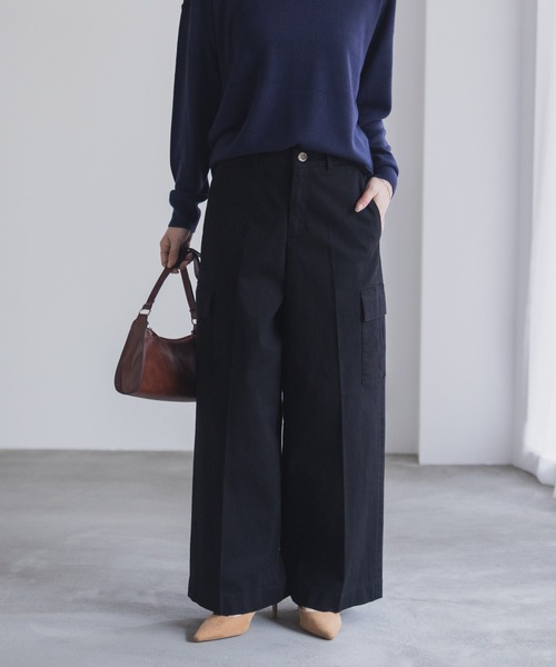 NAVY(ネイビー)の「nAvy カーゴチノパンツ(カーゴパンツ・レディース・チャコール/カーキ/ブラック・L/M/S)」の10枚目の写真
