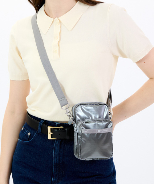 レスポートサック MINI PHONE BAGガンメタルグレーシャイン MINI PHONE BAG ガンメタルグレーシャイン（ショルダーバッグ