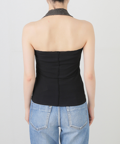 BASERANGE（ベースレンジ）の「BASERANGE NEHRU HALTER TOP TONT-LA