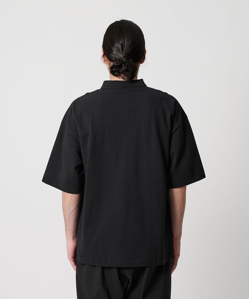 CITEN（シテン）の「＜CITEN＞エッセンシャルポロシャツ（ポロシャツ・メンズ・ベージュ/ライラック/ブラック・L/M/S）」の7枚目の写真