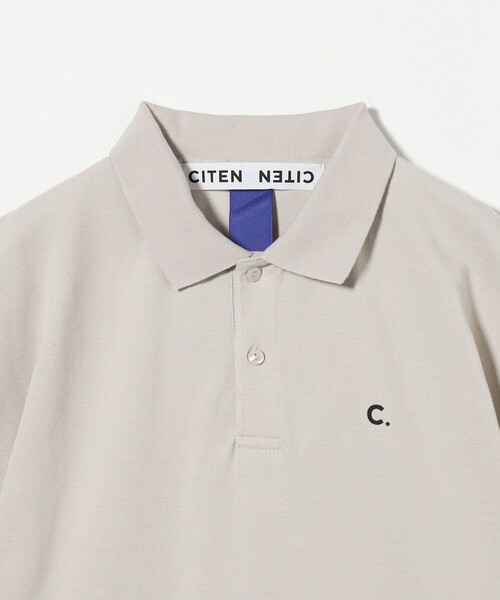 CITEN（シテン）の「＜CITEN＞エッセンシャルポロシャツ（ポロシャツ・メンズ・ベージュ/ライラック/ブラック・L/M/S）」の15枚目の写真