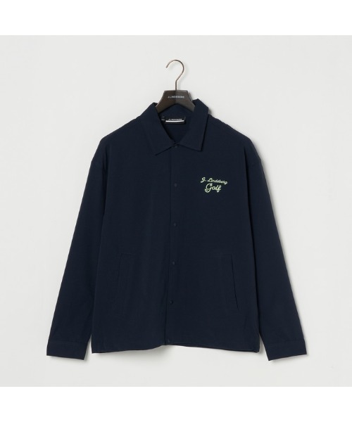 J.LINDEBERG(ジェイリンドバーグ)の「【J.LINDEBERG/GOLF】オーバーシャツアウター(ブルゾン・メンズ・ベージュ/ネイビー・46/48/50)」の3枚目の写真
