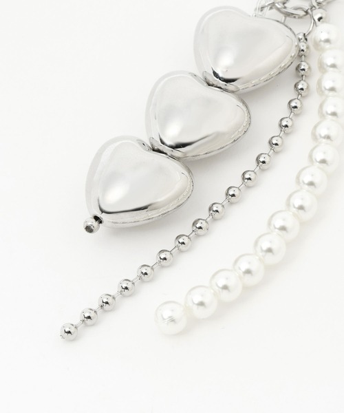 Me%（ミィパーセント）の「ハートタレンキーチャーム　495905（その他雑貨・レディース・ホワイト/その他1・FREE）」の5枚目の写真