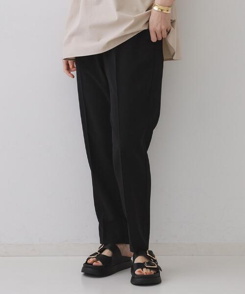 OPAQUE.CLIP（オペークドットクリップ）の「《丈が選べる/SS-LLサイズ》美脚ストレッチイージーテーパードパンツ/セットアップ対応【防シワ/洗濯機洗い可/抗ピル】（その他パンツ・レディース・ブラウン系8/ネイビー/ブラック/キャメル・02/01/42/40/38/36/34/03）」の18枚目の写真