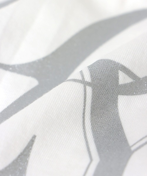 Three Four Time(スリーフォータイム)の「接触冷感スリットスリーブロゴTシャツ(Tシャツ/カットソー・レディース・ブラック/ホワイト・FREE)」の20枚目の写真