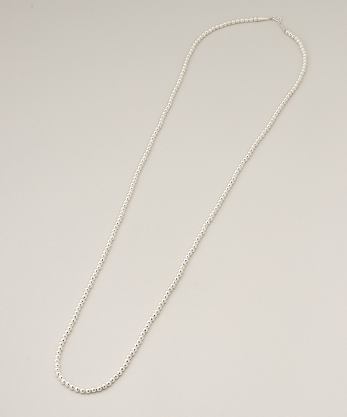 ≪追加≫INDIAN JEWELRY 5mm シャイニービーズネックレス44インチ2