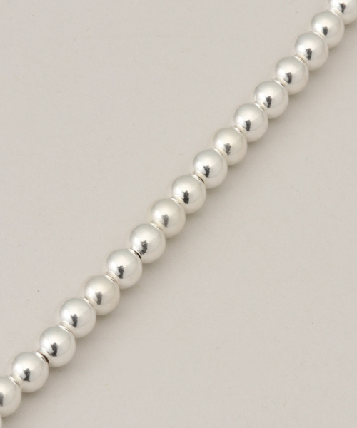 ≪追加≫INDIAN JEWELRY 5mm シャイニービーズネックレス44インチ2