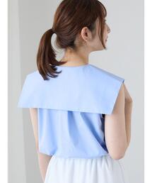 Te chichi TERRASSE（テチチテラス）の「セーラーカラーノースリシャツ（シャツ/ブラウス）」