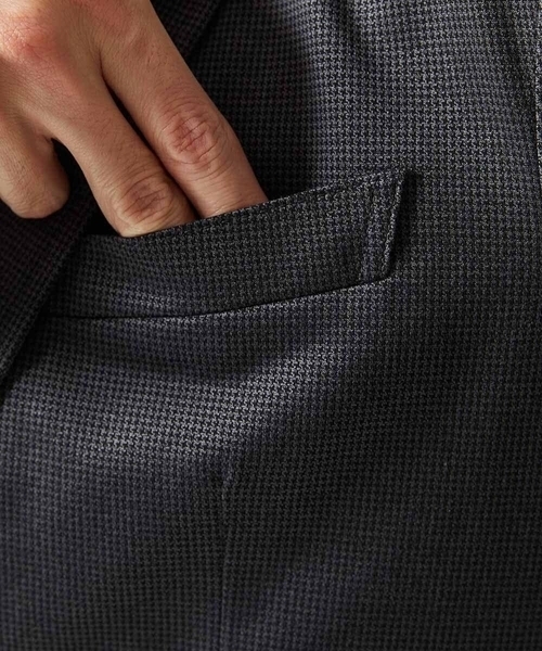 MICHEL KLEIN HOMME (ミッシェルクランオム)の「【セットアップ】メッシュストレッチテーラードジャケット(テーラードジャケット・メンズ・ネイビー/ダークグレー/ブルー・MEDIUM/X-LARGE/LARGE)」の11枚目の写真