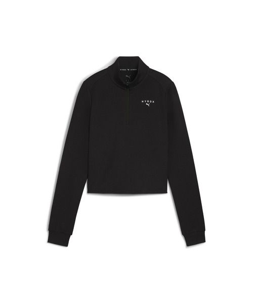 PUMA(プーマ)の「PUMA プーマ ウィメンズ トレーニング PUMA x HYROX クラウドスパン 1/4 ジップ(パーカー・レディース・ブラック/カーキブラウン・MEDIUM/SMALL/LARGE)」の5枚目の写真