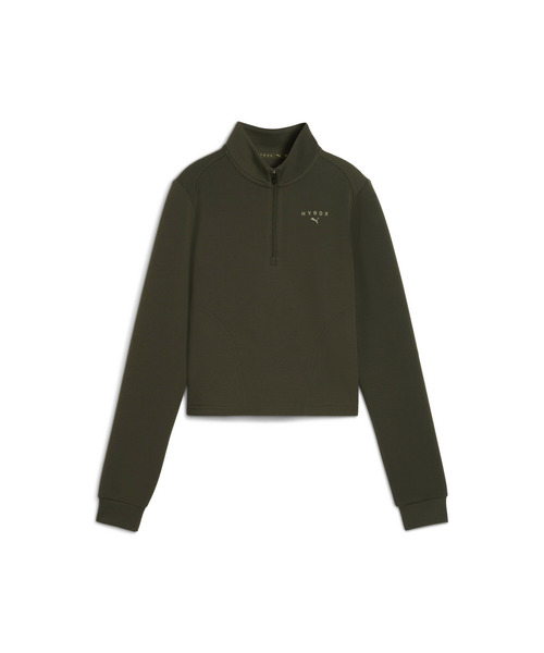 PUMA(プーマ)の「PUMA プーマ ウィメンズ トレーニング PUMA x HYROX クラウドスパン 1/4 ジップ(パーカー・レディース・ブラック/カーキブラウン・MEDIUM/SMALL/LARGE)」の9枚目の写真