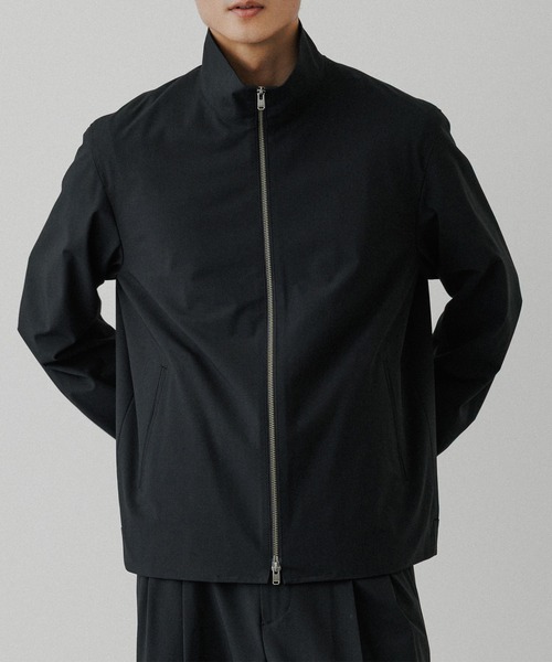 DELEGANT】スタンドカラー ジップアップ ブルゾン / セットアップ対応